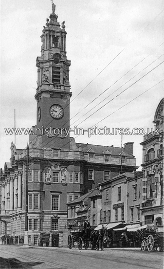 The Town Hall, Colchester, Essex. c.1907